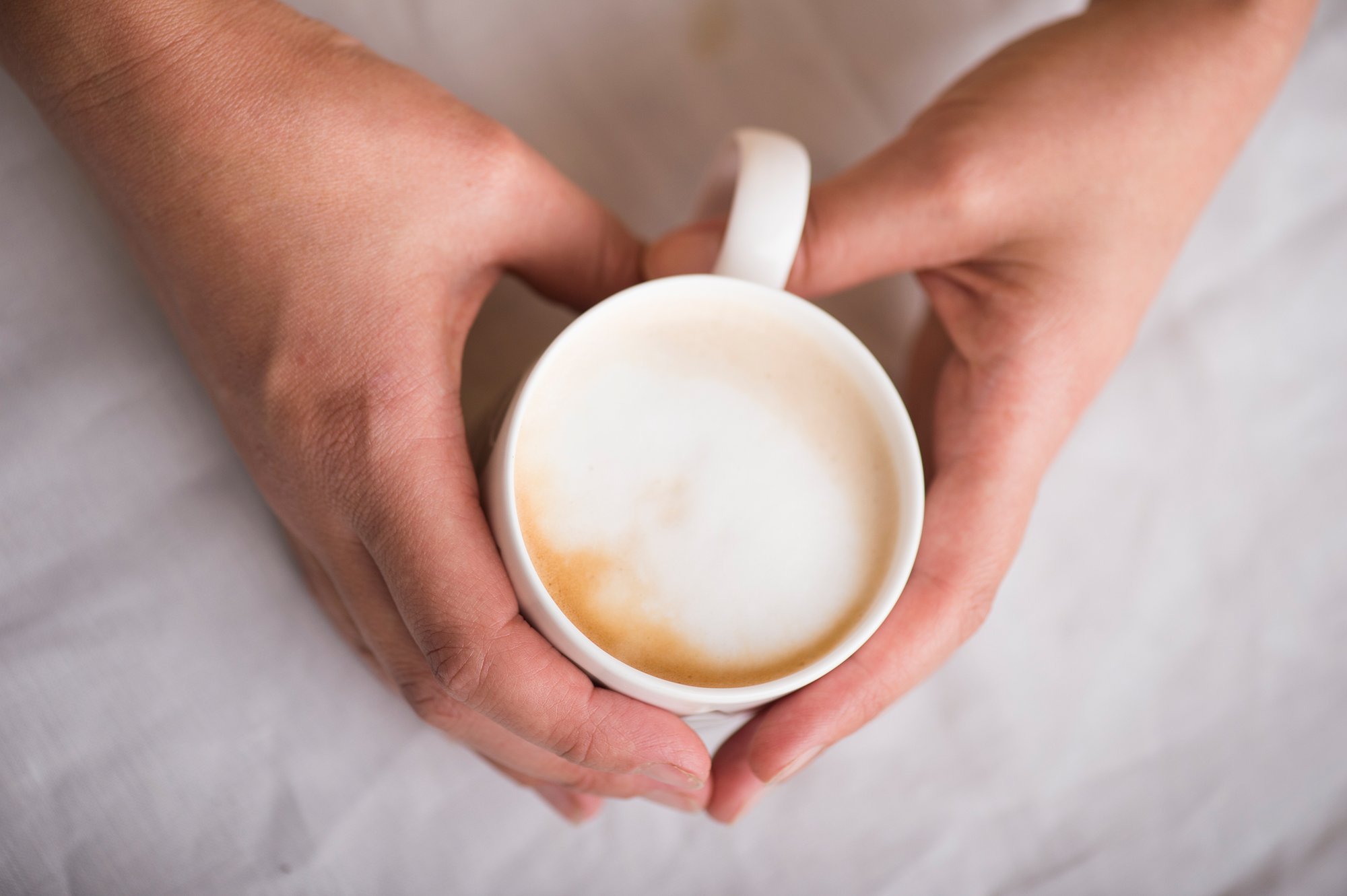 Coffee cup heart image