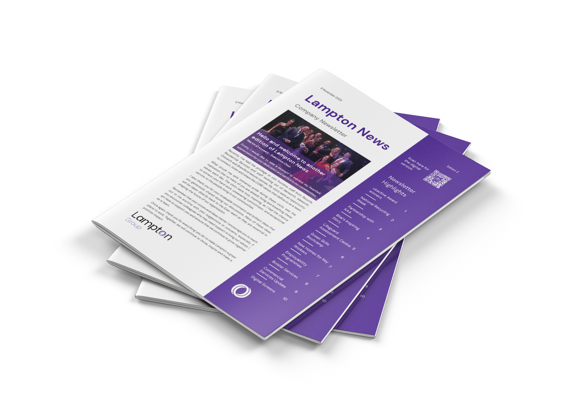 Lampton News Edition 2 Cover No BG